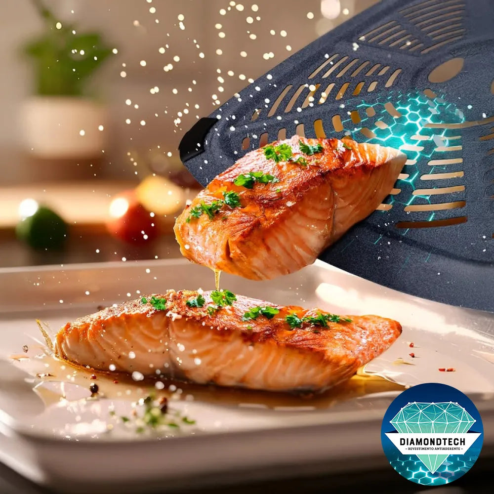 Fritadeira DiamondTech Oster 6L com Visor Transparente