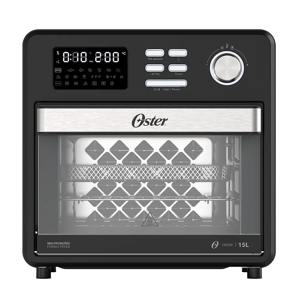 Kit Forno e Fryer 15L e Panela Elétrica Oster