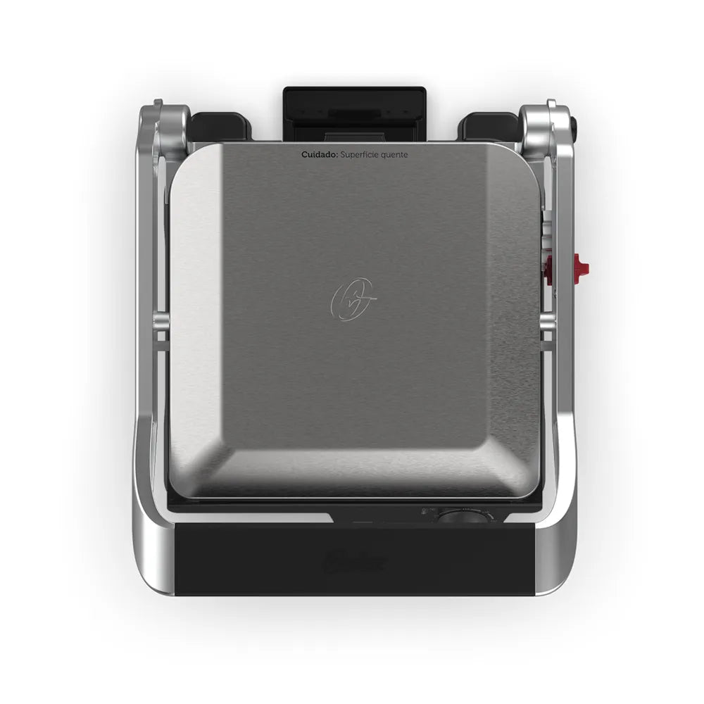 Grill Elétrico Multiuso Inox Oster 2 em 1