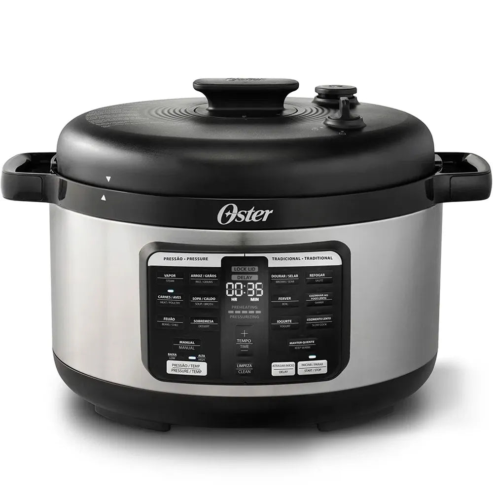 Kit Blender Power Inox e Panela de Pressão 5,7L Oster