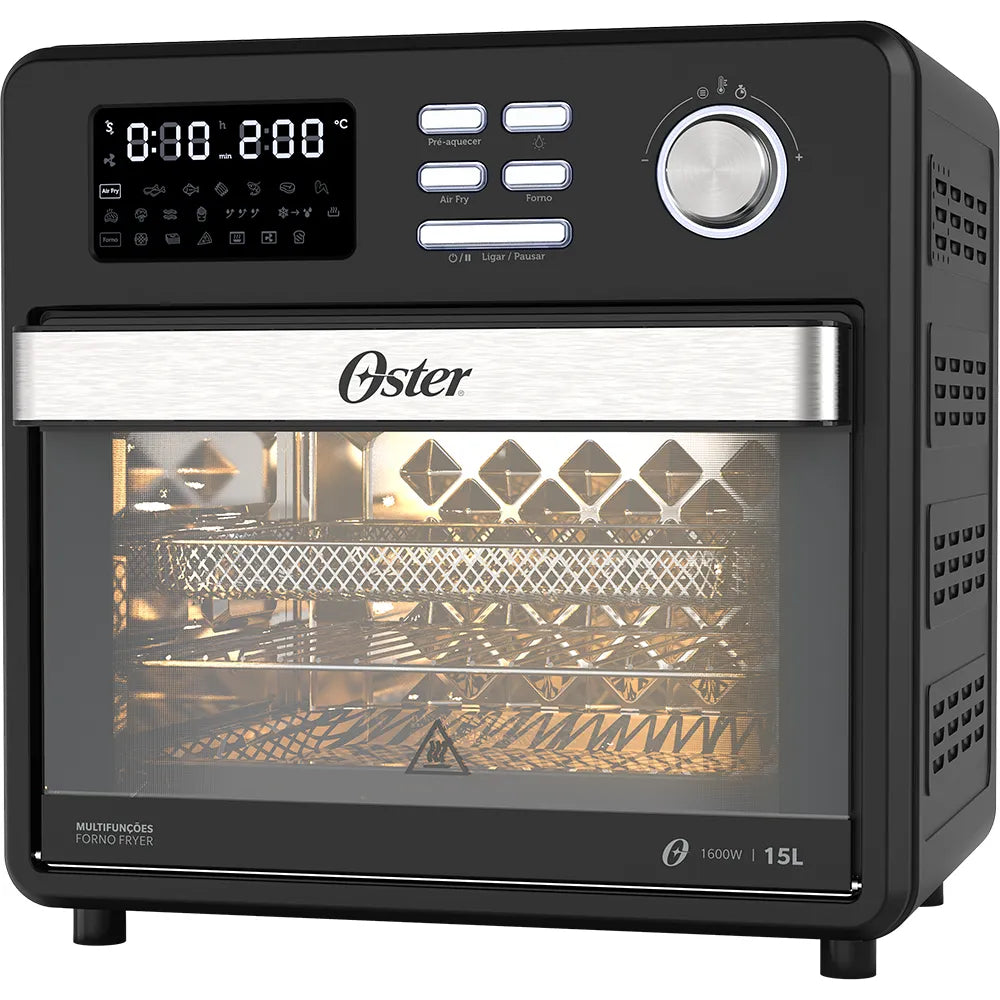 Kit Forno e Fryer 15L e Cafeteira Espresso Perfect Brew Oster