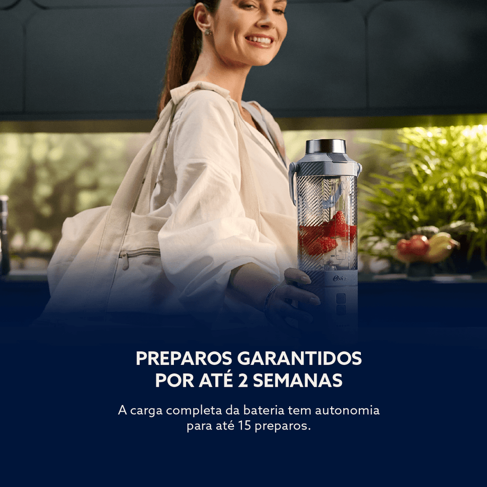 Blender Portátil Sem Fio Go Max Oster