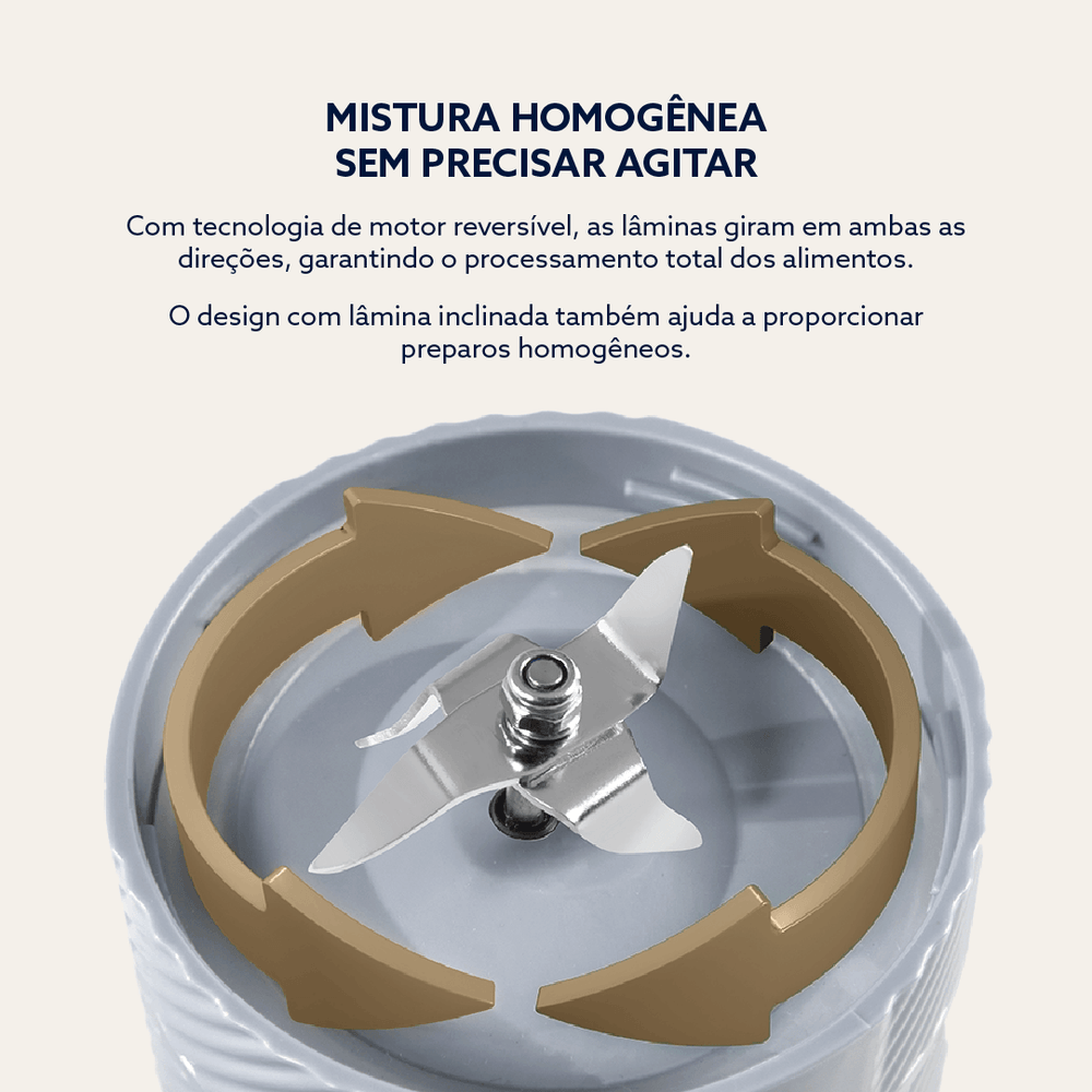 Blender Portátil Sem Fio Go Max Oster