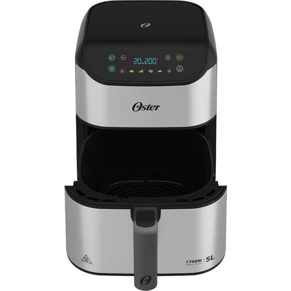 Fritadeira Digital Inox Oster 5L com Painel Touch