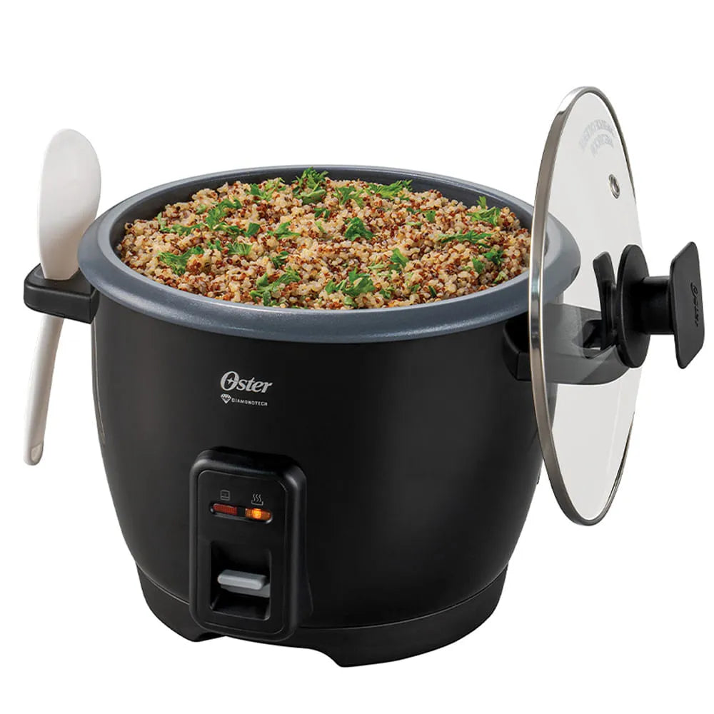 Panela Elétrica de Arroz DiamondTech Oster Black 1,2L