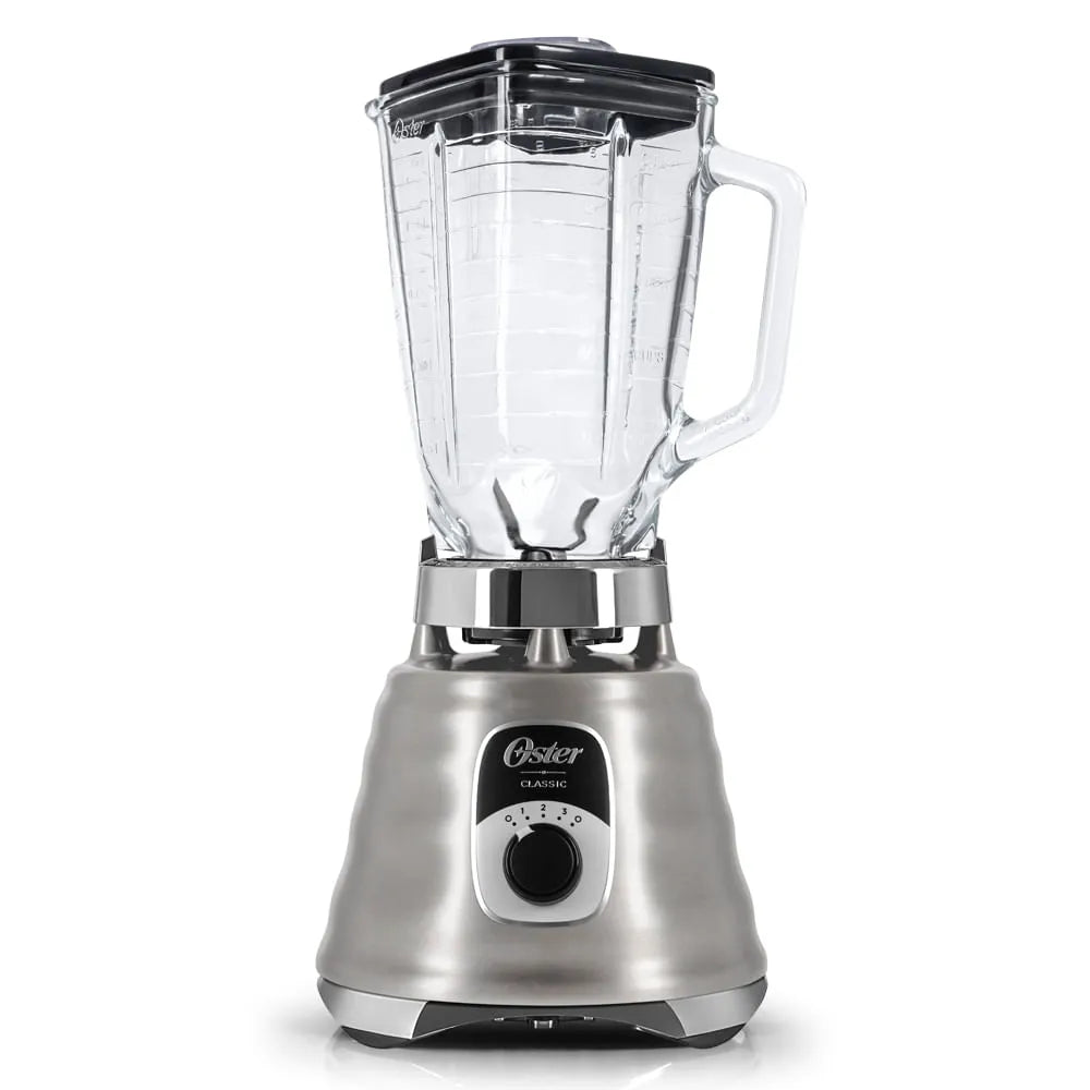 Kit New Osterizer Aço Escovado - Liquidificador e Jarra Blend N Go