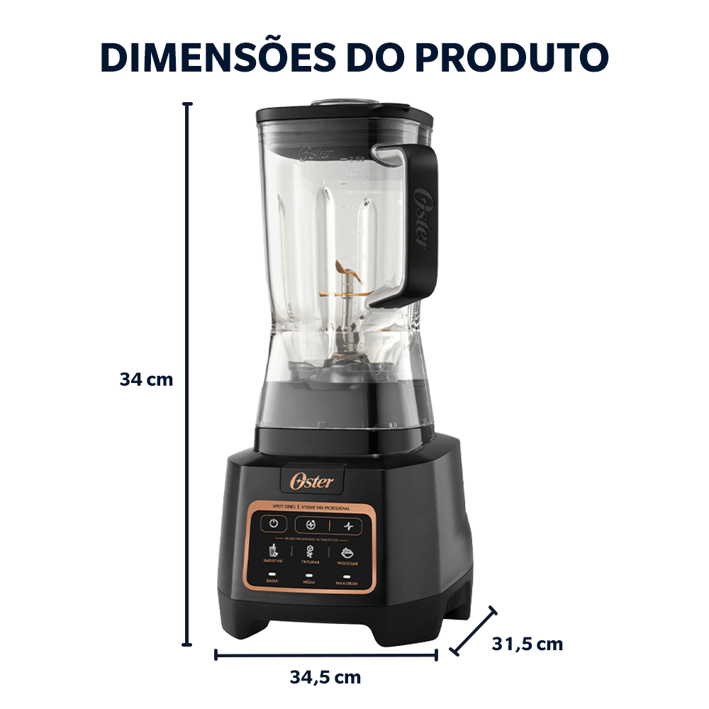 Liquidificador Profissional Xtreme Mix Oster 2L