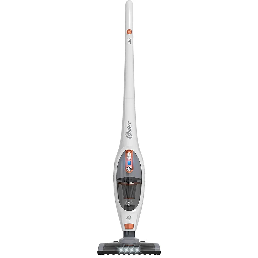 Aspirador de Pó Vertical Sem Fio Oster White Duo Clean 2 em 1 - Bateria