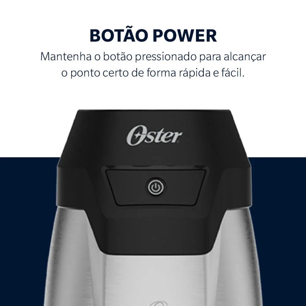 Blender Power Inox Oster com 2 Jarras To Go