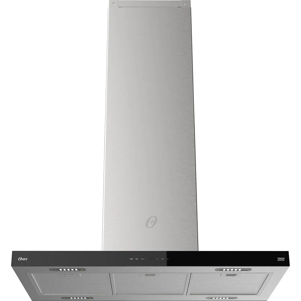 Kit Inox Coifa de Ilha 90cm e Forno de Embutir 75L - 220V