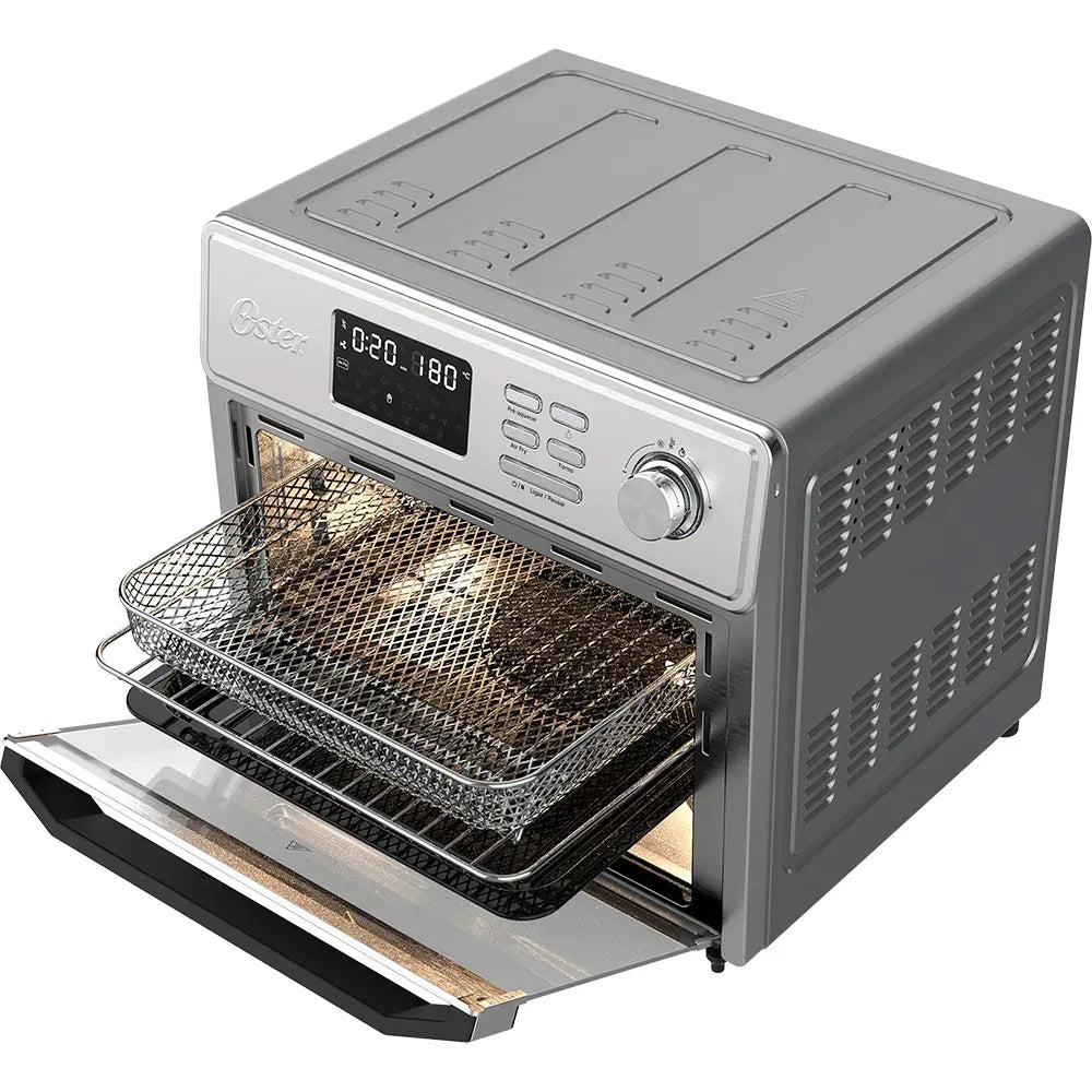 Kit Forno e Fryer 25L e Cafeteira Inox 1,2L Oster