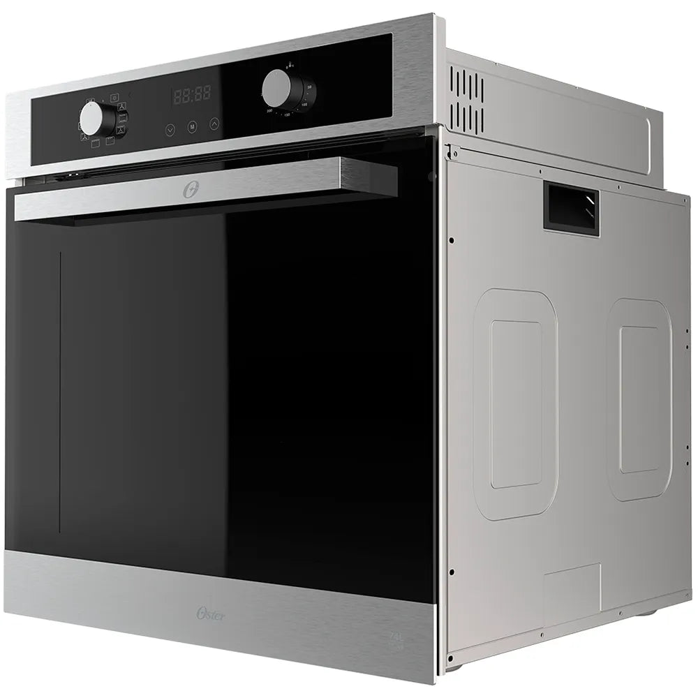 Forno de Embutir Elétrico Oster Semi Digital Black Inox 74L - 220V