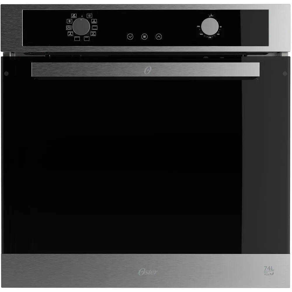 Kit Inox Cooktop a Gás 5 Bocas e Forno de Embutir 74L - 220V