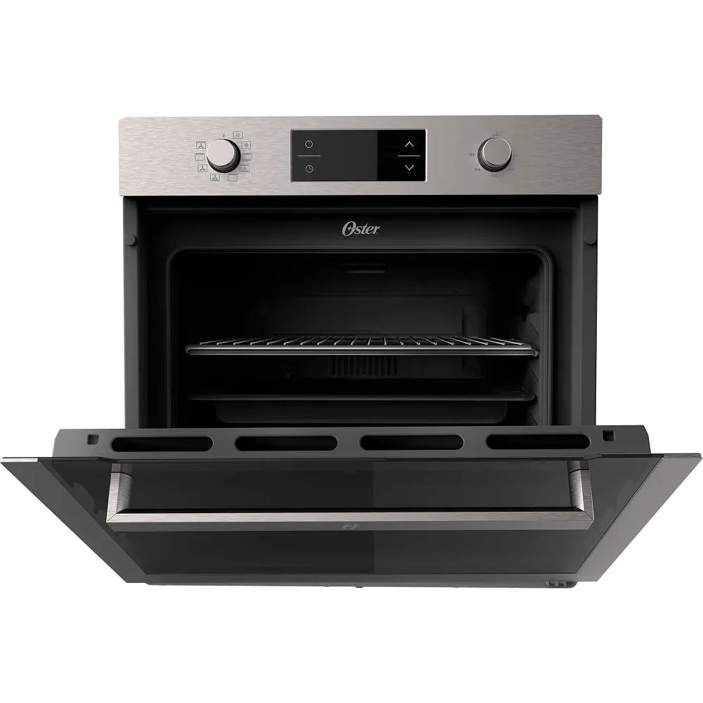 Kit Inox Coifa de Ilha 90cm e Forno de Embutir 75L - 220V