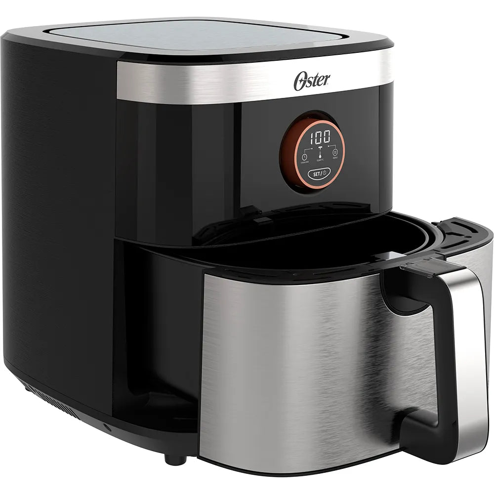 Fritadeira Sem Óleo 2 em 1 Black Inox 4,8L Oster