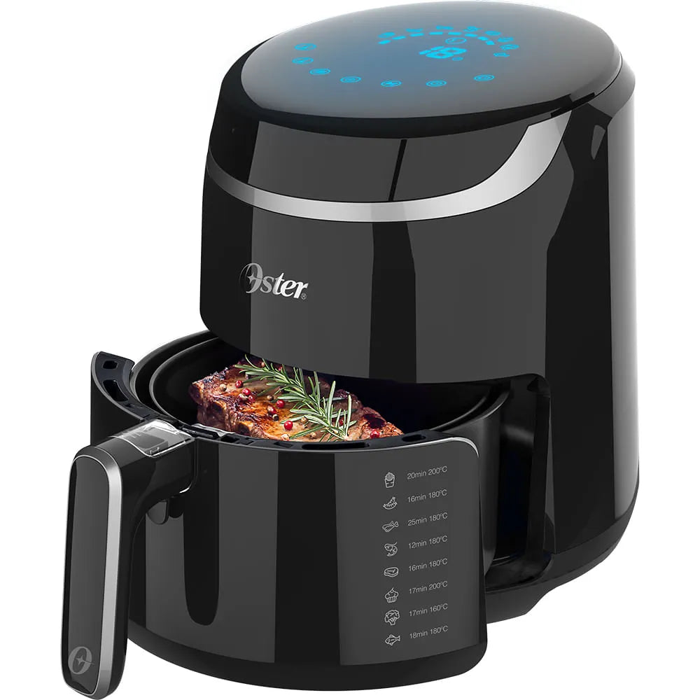 Fritadeira Black Digital Fryer 3,2L Oster com Painel Touch