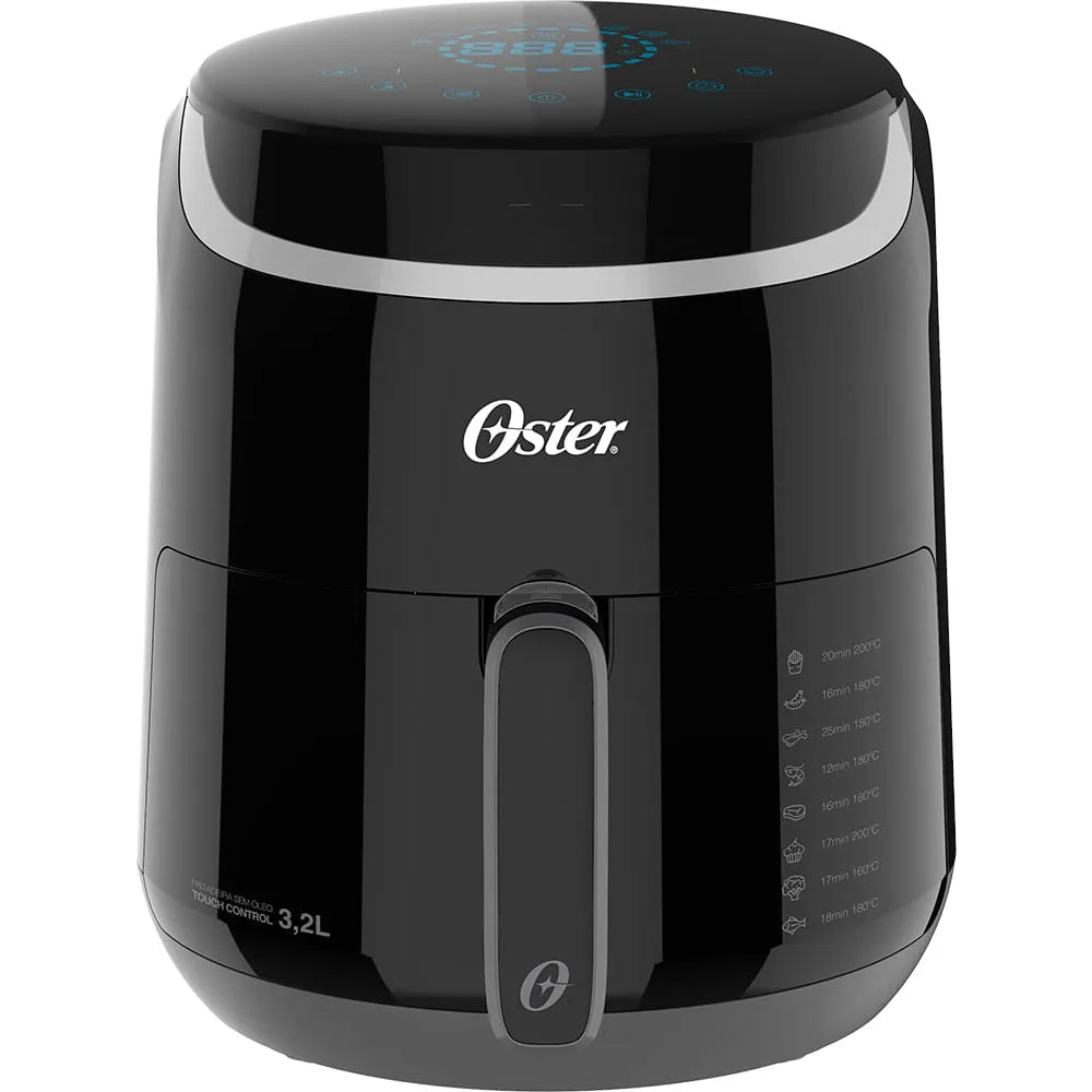 Fritadeira Black Digital Fryer 3,2L Oster com Painel Touch