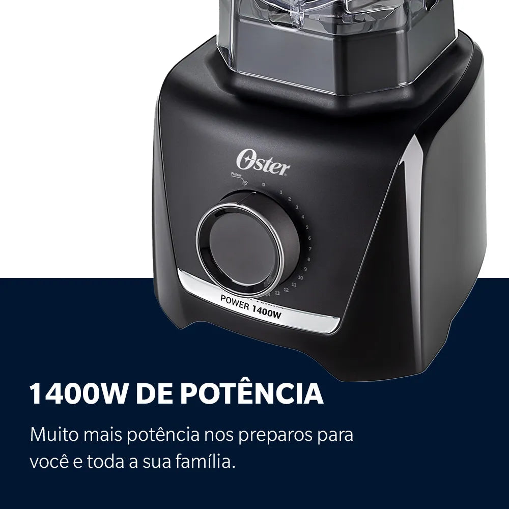 Liquidificador 1400 Full Oster Preto 3,2L