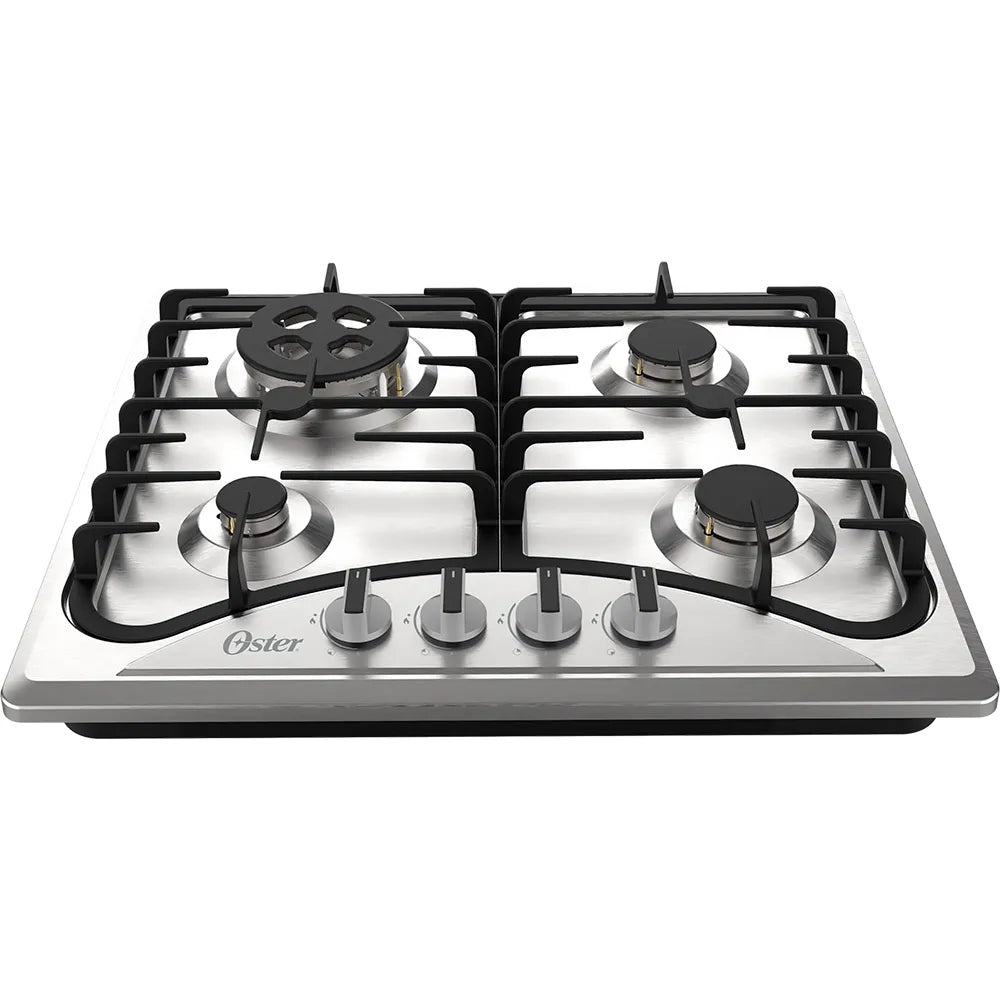 Cooktop a Gás Inox 4 Bocas Oster Semiprofissional - Bivolt