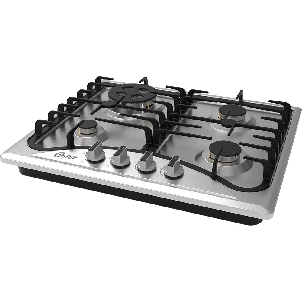 Cooktop a Gás Inox 4 Bocas Oster Semiprofissional - Bivolt
