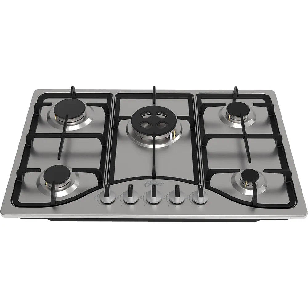 Cooktop a Gás Inox 5 Bocas Oster Semiprofissional - Bivolt