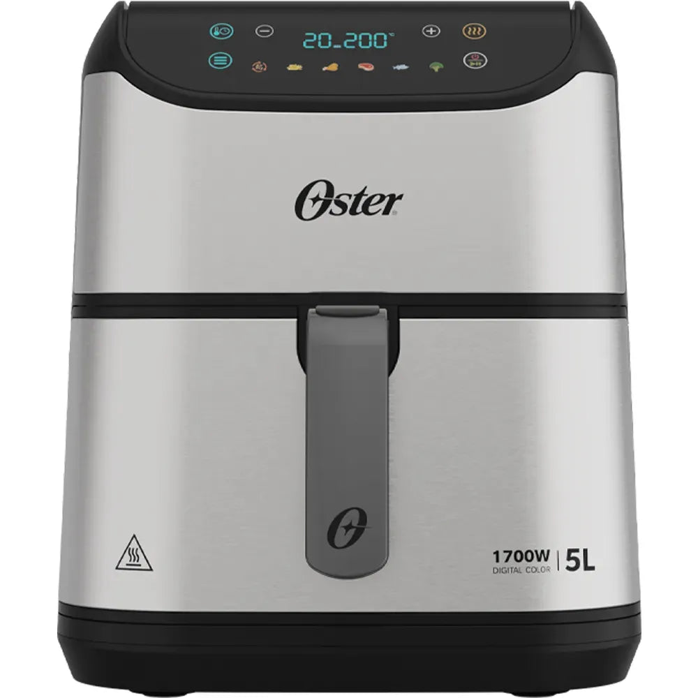 Kit Mixer Power 3 em 1 e Fritadeira Inox Digital 5L Oster