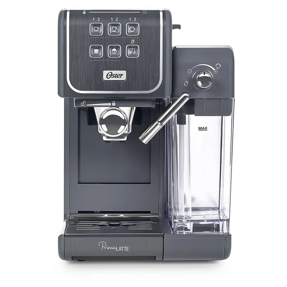 Kit Cafeteira PrimaLatte Touch e Moedor de Café Elétrico Oster