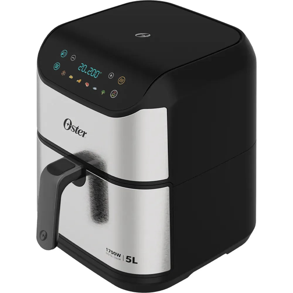 Kit Mixer Power 3 em 1 e Fritadeira Inox Digital 5L Oster