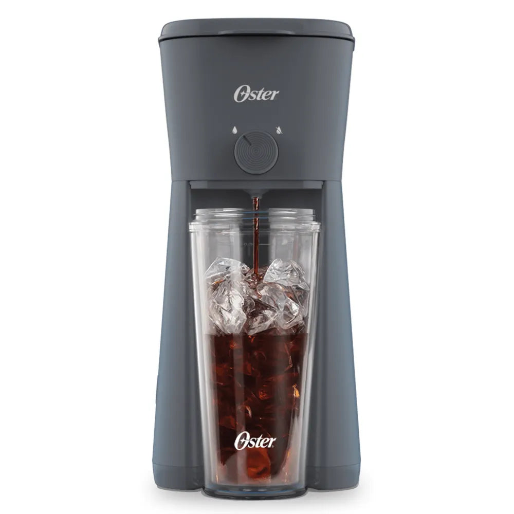 Kit Oster Gray - Cafeteira Iced Coffee e Liquidificador Full 3,2L
