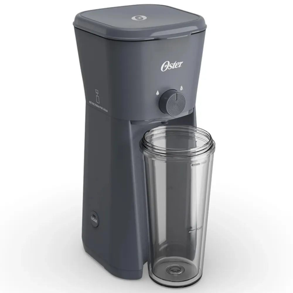 Kit Oster Gray - Cafeteira Iced Coffee e Liquidificador Full 3,2L