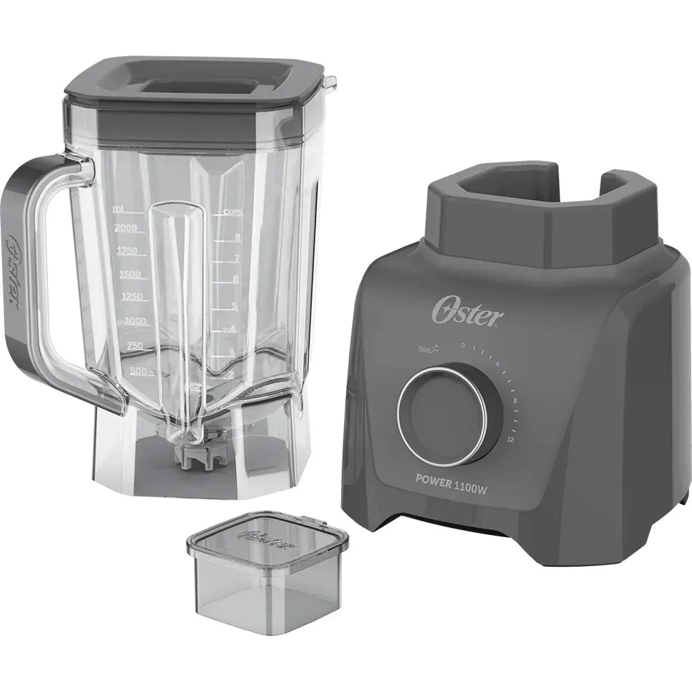 Kit Oster Gray - Cafeteira Iced Coffee e Liquidificador Full 3,2L