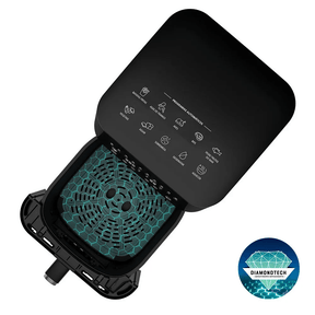 Fritadeira Inox DiamondTech Oster 7,5L com Visor Transparente