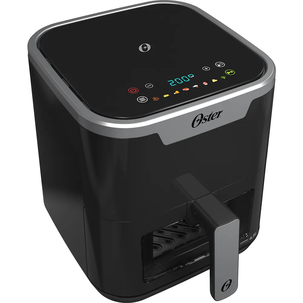 Fritadeira Digital Touch Oster 4,5L com Visor Transparente