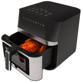 Fritadeira Inox DiamondTech Oster 7,5L com Visor Transparente