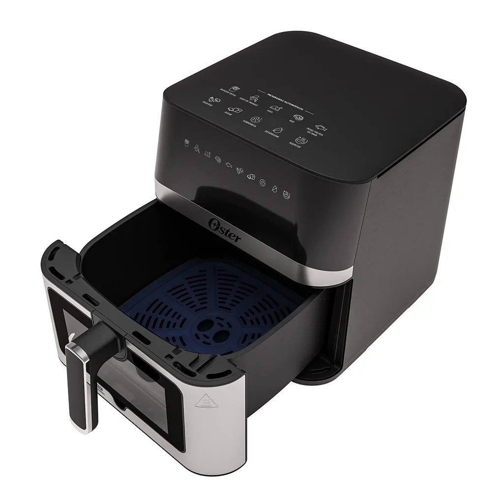 Fritadeira Inox DiamondTech Oster 7,5L com Visor Transparente