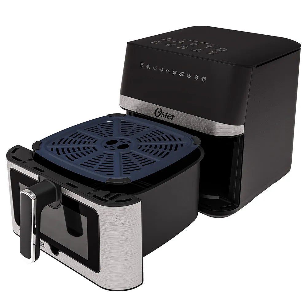 Fritadeira Inox DiamondTech Oster 7,5L com Visor Transparente