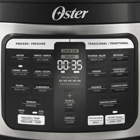 Kit Blender Power Inox e Panela de Pressão 5,7L Oster