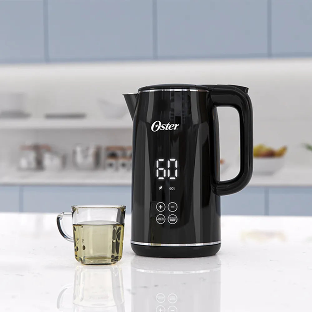 Chaleira Digital Oster Black 1,7L com Controle de Temperatura