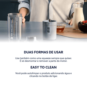 Blender Portátil Sem Fio Go Max Oster