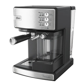 Kit Cafeteira Nova PrimaLatte Inox e Moedor de Café Elétrico Inox Oster