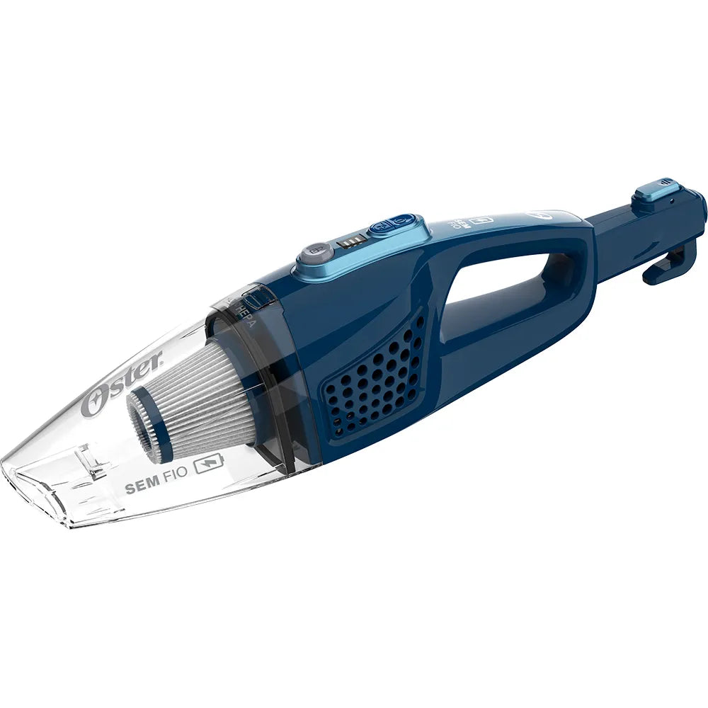 Aspirador de Pó Vertical Sem Fio Oster Blue 3 em 1 - Bateria