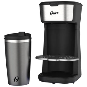 Cafeteira Oster 2Day Inox 2 em 1 com Copo Térmico
