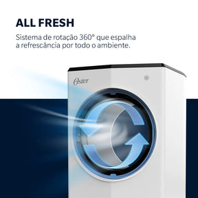 Climatizador de Ar 5,3L Oster Portátil 4 em 1
