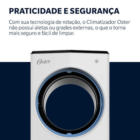 Climatizador de Ar 5,3L Oster Portátil 4 em 1