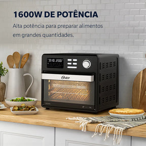 Forno e Fryer 15L Oster Multifunções Compact 10 em 1