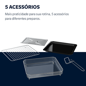 Forno e Fryer 25L Oster Multifunções 10 em 1