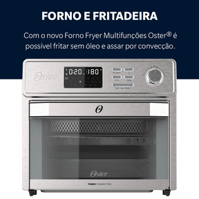 Forno e Fryer 25L Oster Multifunções 10 em 1