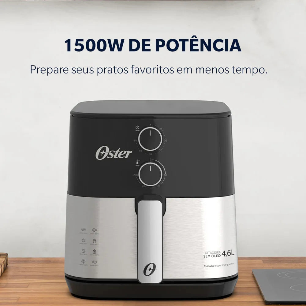 Fritadeira Inox Compact 4,6L Oster