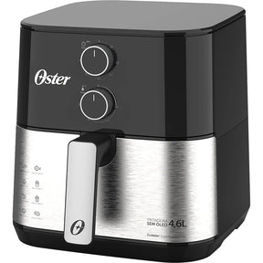Kit Fritadeira Inox Compact 4,6L e Liquidificador 1400 Full Oster
