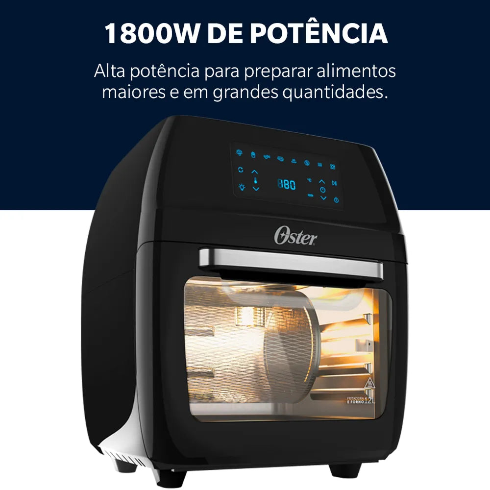 Fritadeira Oven Fryer 12L Oster 3 em 1